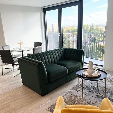 Luxury 2 Bed Apt With City View 맨체스터 외부 사진