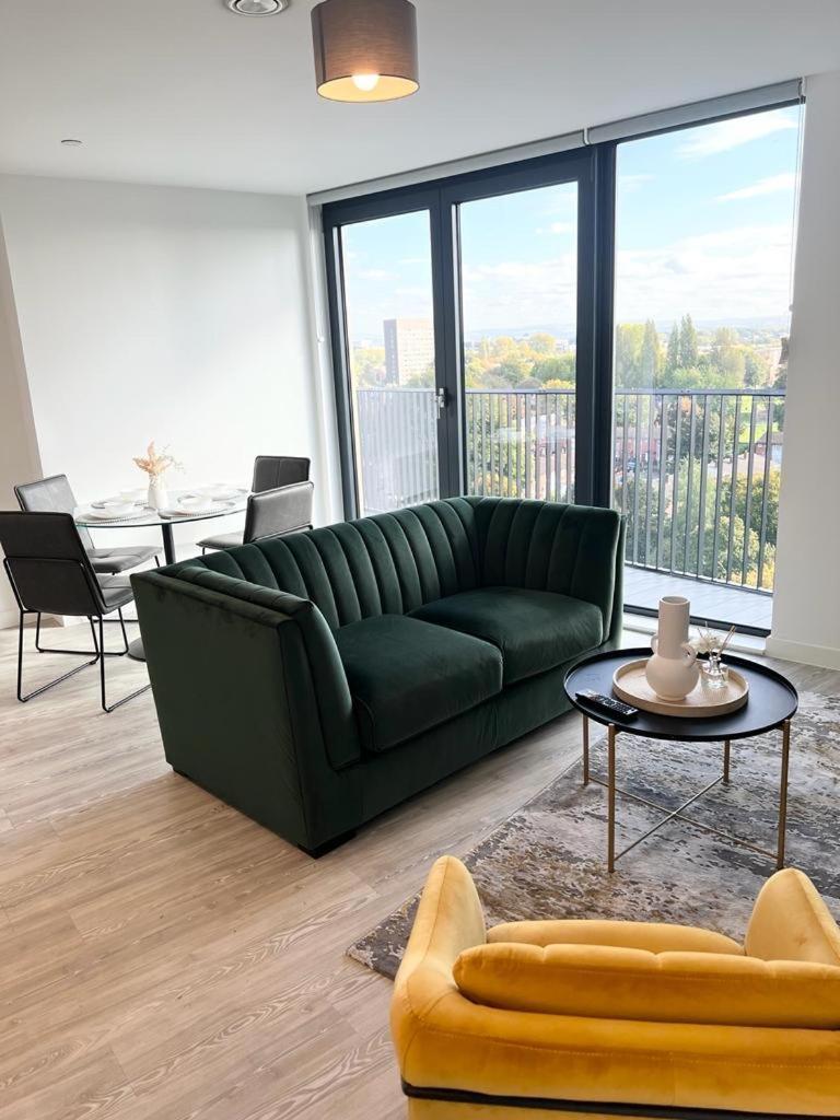 Luxury 2 Bed Apt With City View 맨체스터 외부 사진