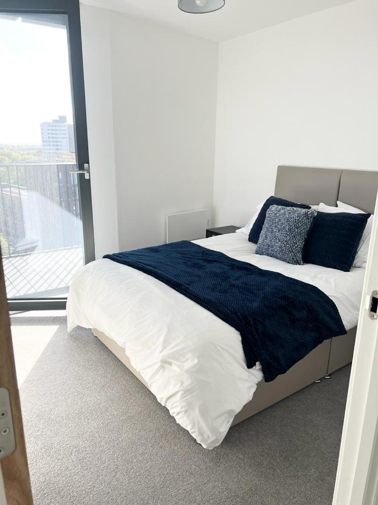 Luxury 2 Bed Apt With City View 맨체스터 외부 사진